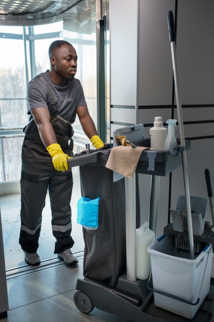 cleaning cart