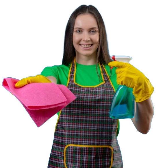 cleaning service girl
